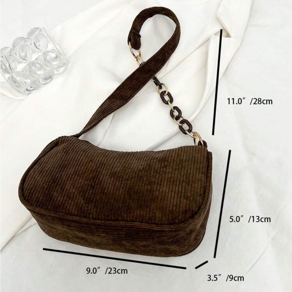 ⚠️Clearance Lightweight Luxury Coffee Brown Chain Strap Women's Bag - Picture 2 of 7